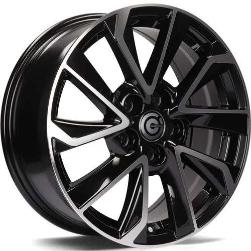 CARBONADO DYNASTY hliníkové disky 7x17 5x114,3 ET40 BFP - Black Front Polished